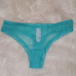 Victoria Secret Thong's Sea Green  Size Med.